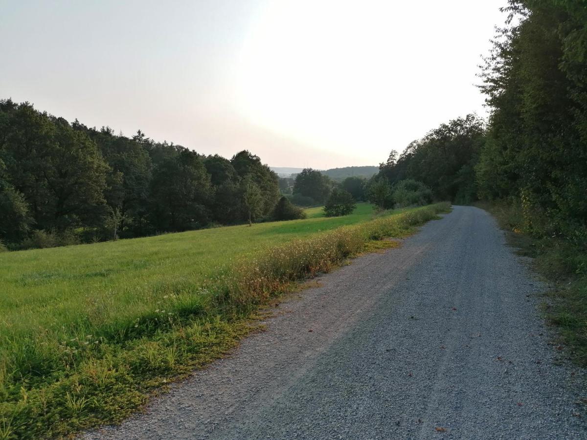 Fewo Haus Hutzelbuck In Idyllisch-Gruner Lage Nahe An Ansbach Exteriör bild